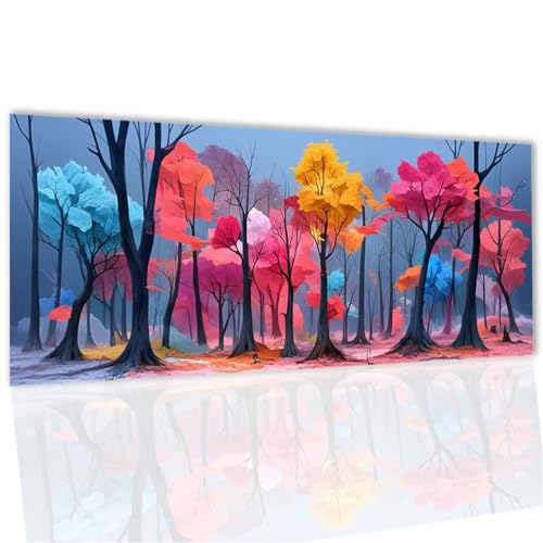 Diamond Painting Erwachsene, Diamond Painting XXL Baum Diamant Malerei Kits 22x43inch, DIY Bastelset Erwachsene mit Zubehör, Mosaikherstellung Malen Nach Zahlen Set Home Wand Dekor Weihnachten WQ-54 von Doontiny