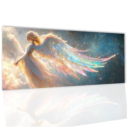 Diamond Painting Erwachsene, Diamond Painting XXL Engel Diamant Malerei Kits 22x43inch, DIY Bastelset Erwachsene mit Zubehör, Mosaikherstellung Malen Nach Zahlen Set Home Wand Dekor Weihnachten WQ-66 von Doontiny