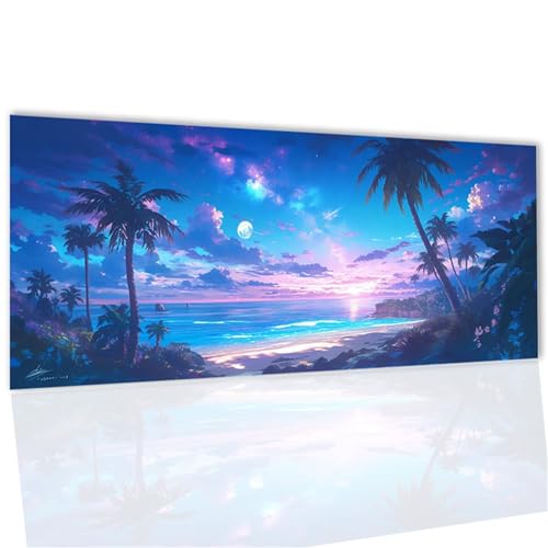 Diamond Painting Sternenhimmel, Strand Diamond Painting Erwachsene, DIY Runde Steine Bastelset Erwachsene, Diamant Malerei Bilder Arts Craft Set mit ZubehöR Zuhause Wanddeko Geschenke 100x220cm WQ-69 von Doontiny