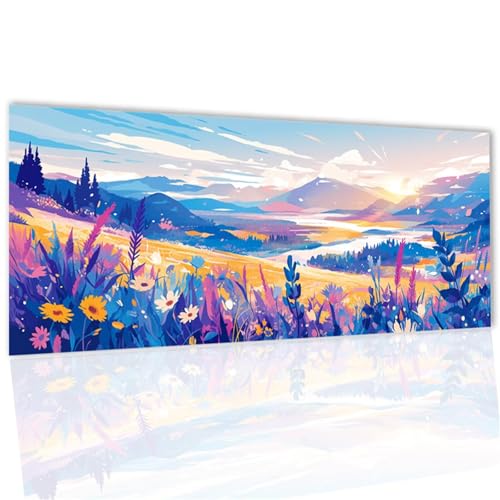 Karikatur Diamond Painting 100x220cm, Diamond Painting Kinder Landschaft, 5D DIY Runder Crystal Art Crafts Set, Daiments Paintings Stickerei Kreuzstich für Haus Wanddeko, Geschenke für MäNner WQ-71 von Doontiny