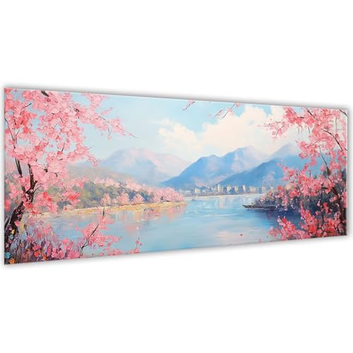 Kirschblüten Diamond Painting, Diamond Painting Erwachsene See Diamant Paintings Bilder Kinder, DIY 5D Runde Steine Bastelset Erwachsene Set mit ZubehöR Zuhause Wanddeko Geschenke 24x12inch WQ-1248 Kirschblüten Diamond Painting, Diamond Painting Erwachsene See Diamant Paintings Bilder Kinder, DIY 5D Runde Steine Bastelset Erwachsene Set mit ZubehöR Zuhause Wanddeko Geschenke 24x12inch WQ-1248 von Doontiny