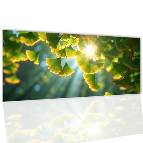 Sonnenaufgang Diamond Painting 100x220cm, Diamond Painting Kinder Ginkgo, 5D DIY Runder Crystal Art Crafts Set, Daiments Paintings Stickerei Kreuzstich für Haus Wanddeko, Geschenke für MäNner WQ-87 von Doontiny