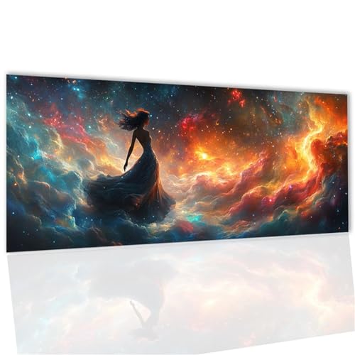 Traum Diamond Painting 100x220cm, Diamond Painting Kinder Göttin, 5D DIY Runder Crystal Art Crafts Set, Daiments Paintings Erwachsene Stickerei Kreuzstich für Haus Wanddeko, Geschenke für MäNner WQ-59 von Doontiny