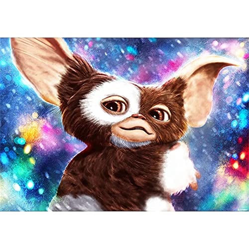 Diamond Painting, 5D Diamant Painting Cartoon Tiere Bilder, Diamant Malerei Kinder Kreuzstich Kits, groß Daiments Painting mit Voll Zubehör für Wohnzimmer Schlafzimmer Büro Wand 30x40cm/12x16in von Dooqon