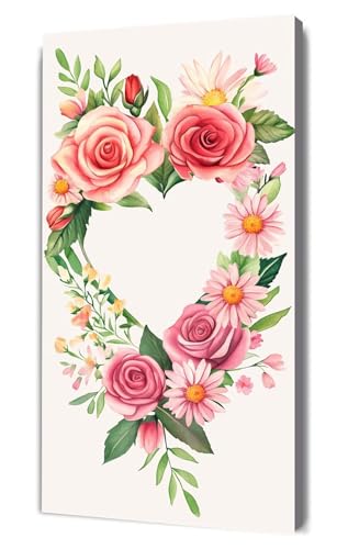 Dooqon Malen Nach Zahlen Erwachsene Rose Liebe, DIY Handgemalt Ölgemälde Kit für Anfänger und Erwachsene, Inklusive Knitterfreie Leinwand,Pinsel und Acrylfarben, Malen Nach Zahlen Dekor 30x60cm g-377 Dooqon Malen Nach Zahlen Erwachsene Rose Liebe, DIY Handgemalt Ölgemälde Kit für Anfänger und Erwachsene, Inklusive Knitterfreie Leinwand,Pinsel und Acrylfarben, Malen Nach Zahlen Dekor 30x60cm g-377 von Dooqon