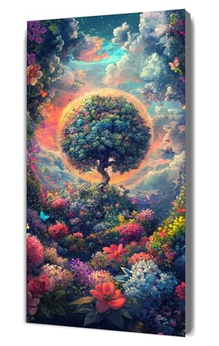 Dooqon Malen Nach Zahlen Erwachsene Traum Baum, DIY Handgemalt Ölgemälde Kit für Anfänger und Erwachsene, Inklusive Knitterfreie Leinwand,Pinsel und Acrylfarben, Malen Nach Zahlen Dekor 30x60cm g-427 Dooqon Malen Nach Zahlen Erwachsene Traum Baum, DIY Handgemalt Ölgemälde Kit für Anfänger und Erwachsene, Inklusive Knitterfreie Leinwand,Pinsel und Acrylfarben, Malen Nach Zahlen Dekor 30x60cm g-427 von Dooqon
