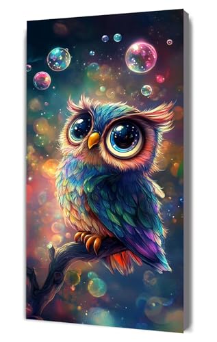 Dooqon Malen Nach Zahlen Erwachsene Traum Eule, DIY Handgemalt Ölgemälde Kit für Anfänger und Erwachsene, Inklusive Knitterfreie Leinwand,Pinsel und Acrylfarben, Malen Nach Zahlen Dekor 20x40cm g-417 Dooqon Malen Nach Zahlen Erwachsene Traum Eule, DIY Handgemalt Ölgemälde Kit für Anfänger und Erwachsene, Inklusive Knitterfreie Leinwand,Pinsel und Acrylfarben, Malen Nach Zahlen Dekor 20x40cm g-417 von Dooqon