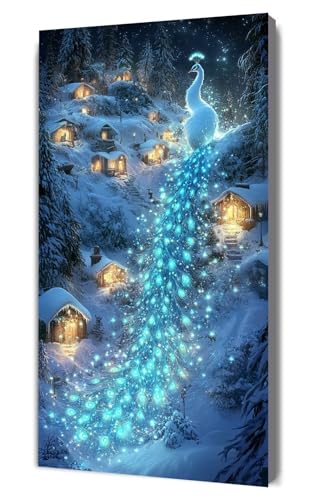 Dooqon Malen Nach Zahlen Erwachsene Traum Pfau, DIY Handgemalt Ölgemälde Kit für Anfänger und Erwachsene, Inklusive Knitterfreie Leinwand,Pinsel und Acrylfarben, Malen Nach Zahlen Dekor 20x40cm g-409 Dooqon Malen Nach Zahlen Erwachsene Traum Pfau, DIY Handgemalt Ölgemälde Kit für Anfänger und Erwachsene, Inklusive Knitterfreie Leinwand,Pinsel und Acrylfarben, Malen Nach Zahlen Dekor 20x40cm g-409 von Dooqon