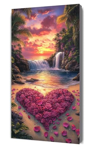 Malen Nach Zahlen Erwachsene Fallen Liebe, DIY Handgemalt Ölgemälde Kit für Anfänger und Erwachsene, Inklusive Knitterfreie Leinwand,Pinsel und Acrylfarben, Malen Nach Zahlen Dekor 30x60cm g-457 Malen Nach Zahlen Erwachsene Fallen Liebe, DIY Handgemalt Ölgemälde Kit für Anfänger und Erwachsene, Inklusive Knitterfreie Leinwand,Pinsel und Acrylfarben, Malen Nach Zahlen Dekor 30x60cm g-457 von Dooqon
