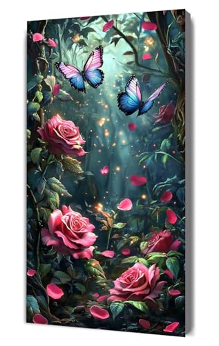 Malen Nach Zahlen Erwachsene Rose Wald, DIY Handgemalt Ölgemälde Kit für Anfänger und Erwachsene, Inklusive Knitterfreie Leinwand,Pinsel und Acrylfarben, Malen Nach Zahlen Dekor Geschenk 20x40cm g-384 Malen Nach Zahlen Erwachsene Rose Wald, DIY Handgemalt Ölgemälde Kit für Anfänger und Erwachsene, Inklusive Knitterfreie Leinwand,Pinsel und Acrylfarben, Malen Nach Zahlen Dekor Geschenk 20x40cm g-384 von Dooqon