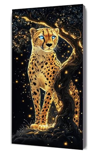 Malen Nach Zahlen Erwachsene Traum Leopard, DIY Handgemalt Ölgemälde Kit für Anfänger und Erwachsene, Inklusive Knitterfreie Leinwand,Pinsel und Acrylfarben, Malen Nach Zahlen Dekor 20x40cm g-395 Malen Nach Zahlen Erwachsene Traum Leopard, DIY Handgemalt Ölgemälde Kit für Anfänger und Erwachsene, Inklusive Knitterfreie Leinwand,Pinsel und Acrylfarben, Malen Nach Zahlen Dekor 20x40cm g-395 von Dooqon