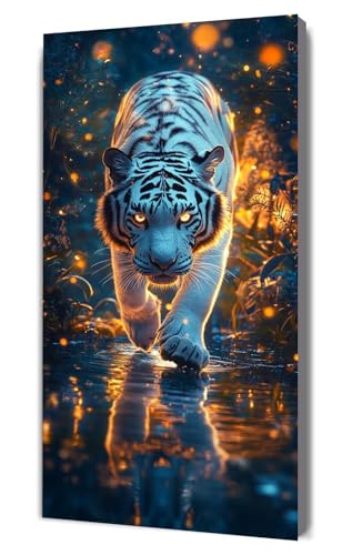 Malen Nach Zahlen Erwachsene Traum Tiger, DIY Handgemalt Ölgemälde Kit für Anfänger und Erwachsene, Inklusive Knitterfreie Leinwand,Pinsel und Acrylfarben, Malen Nach Zahlen Dekor 30x60cm g-411 Malen Nach Zahlen Erwachsene Traum Tiger, DIY Handgemalt Ölgemälde Kit für Anfänger und Erwachsene, Inklusive Knitterfreie Leinwand,Pinsel und Acrylfarben, Malen Nach Zahlen Dekor 30x60cm g-411 von Dooqon