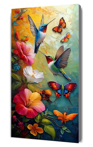 Malen Nach Zahlen Erwachsene Vogel Schmetterling, DIY Handgemalt Ölgemälde Kit für Anfänger und Erwachsene, Inklusive Knitterfreie Leinwand,Pinsel und Acrylfarben, Malen Nach Zahlen 20x40cm g-450 Malen Nach Zahlen Erwachsene Vogel Schmetterling, DIY Handgemalt Ölgemälde Kit für Anfänger und Erwachsene, Inklusive Knitterfreie Leinwand,Pinsel und Acrylfarben, Malen Nach Zahlen 20x40cm g-450 von Dooqon