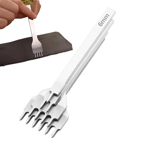 Dopsyesn Lederlochstanzen-Set | 4X Zinken Leder Gravur Lochstanzen - Handlocher Set Für Lederarbeiten Für Heimwerker & Anfänger Dopsyesn Lederlochstanzen-Set | 4X Zinken Leder Gravur Lochstanzen - Handlocher Set Für Lederarbeiten Für Heimwerker & Anfänger von Dopsyesn