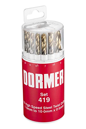 Dormer Jobber Drill Set, Set of 19 von Dormer Pramet