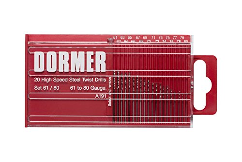 Dormer Jobber Drill Set, Set of 20 von Dormer Pramet