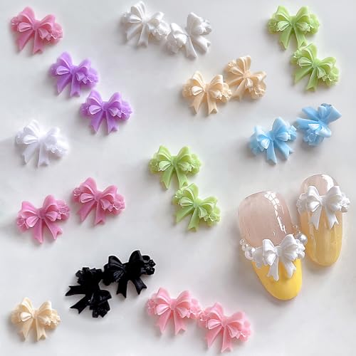 Gemischte Farbe Ribbon Bow Nail Charms Niedlich Schleife Charms Nägel 3D SchleifenKnoten Nagel Charms Kunstharz Bögen Nägel Charms Kawaii Schleifen Nail Art Charms Nagel Deko Nageldesign Nägel Zubehör Gemischte Farbe Ribbon Bow Nail Charms Niedlich Schleife Charms Nägel 3D SchleifenKnoten Nagel Charms Kunstharz Bögen Nägel Charms Kawaii Schleifen Nail Art Charms Nagel Deko Nageldesign Nägel Zubehör von Dornail