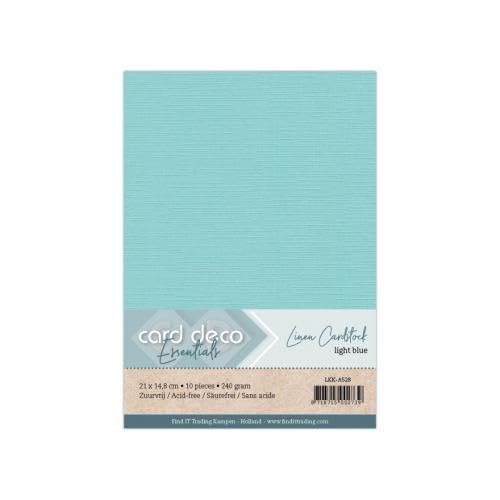 Leinenkarton, A5, Hellblau von Dotty Design