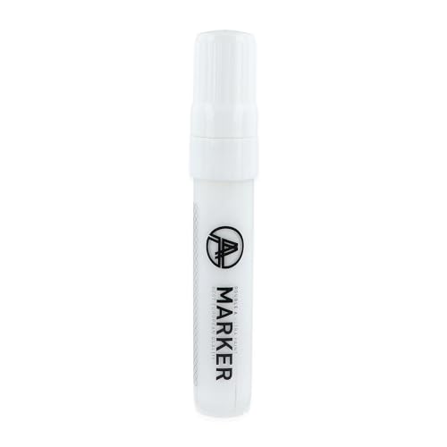 Double A Marker 20mm Filz Extra Breit 30ml Paint Permanent hochdeckend Filzstift Nachfüllbar ULTRA OPAQUE (WHITE) von Double A Spraypaint