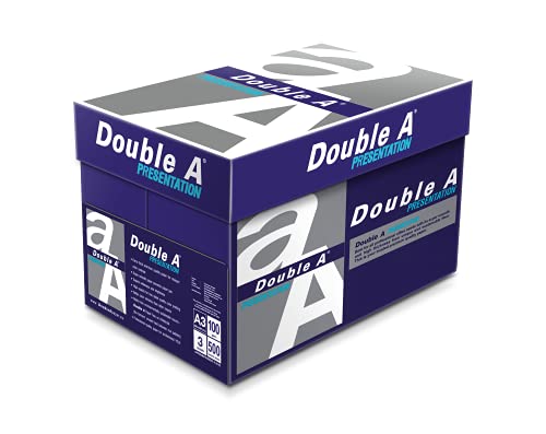 Double A 3 Stück Druckerpaper, A4, 500 Blatt A3 100 g extra weiß von Double A