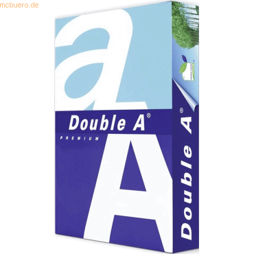 Double A Kopierpapier Double A Premium A3 90g/qm weiß VE=500 Blatt Double A Kopierpapier Double A Premium A3 90g/qm weiß VE=500 Blatt von Double A