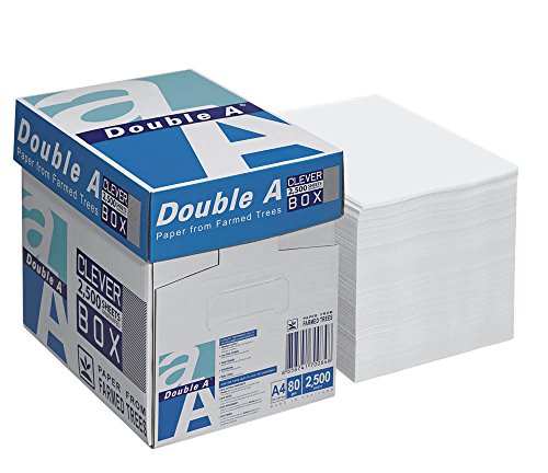 Maxi-Box Double A Kopierpapier PREMIUM A4 80 g/qm 2.500 Blatt von Double A