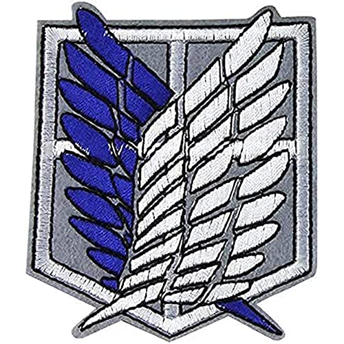 Attack Titan – AOT – Wings of Freedom Survey Corps Scout Regiment Iron on Embroidered Clothes Patch for Clothings Badges Jeans Bags Hats Jackets Shirts von DoubleChin