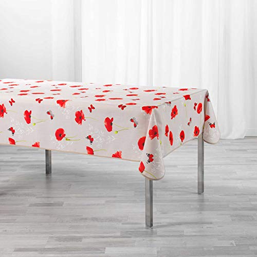 Douceur d'Intérieur Sweet Poppy Tischwäsche, Mehrfarbig, 150 x 240 cm von Douceur d'Intérieur