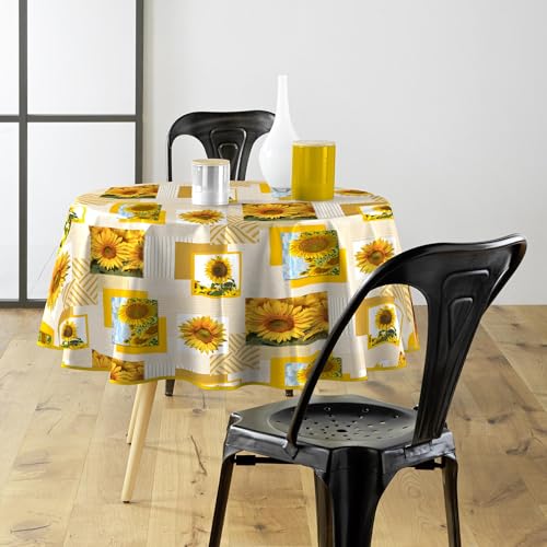 douceur d'intérieur Nappe, Kunststoff, Sunflower, (0) 160 cm von Douceur d'Intérieur