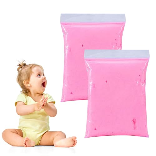 Baby Handabdruck und Fußabdruck Clay Set,Weich Ton Set für Neugeborene Hand und Fuß,Modelliermasse für Baby Handabdruck und Fußabdruck DIY Set,Geschenk für Babydusche Geschenk/Babyparty,Rosa von Doukesh