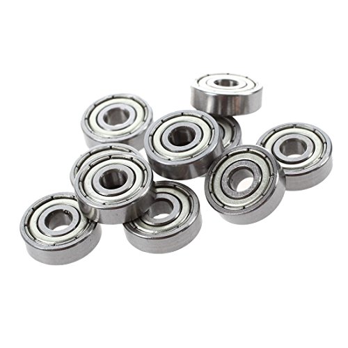 Doumneou Doumneou (R) 10 x Kugellager mit tiefen Rillen, 625-ZZ, 5 mm, Industrie Top Qualität von Doumneou