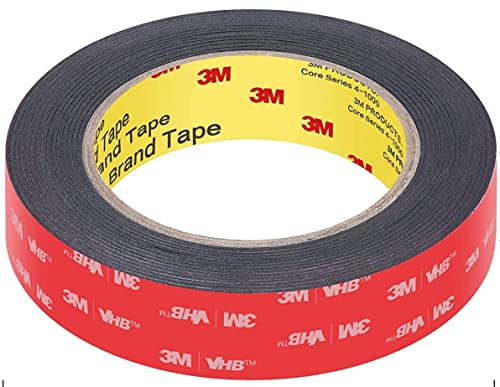 3M VHB 5952 – Universelles doppelseitiges Klebeband aus extra starkem Acrylschaum, wasser- und hochtemperaturbeständig, für Auto, Zuhause und Büro (25mm x 4,6 m) von Dpm tapes