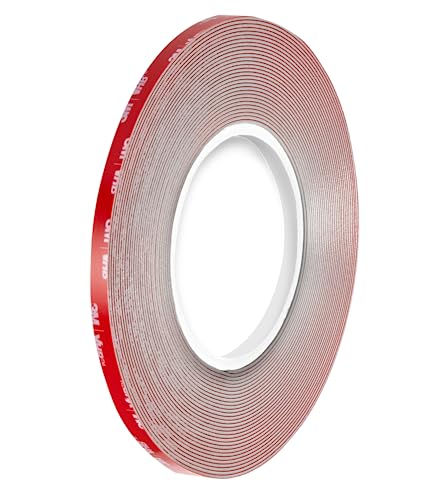 3M VHB LSE110 - Doppelseitiges Acrylschaum-Klebeband, für schwierige Oberflächen - Wasserbeständigkeit, hohe und niedrige Temperaturen, Vibrationen und Stöße - Auto, Haus, Sport (5 mm x 3 m) von Dpm tapes