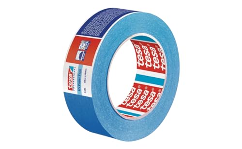 Tesa 4435 Klebeband für Präzisions-Maskierung, Lackierung, Karosserie, einfach anzuwendendes Papierband, innen und außen, keine Rückstände - Blau (38 mm x 50 m) von Dpm tapes