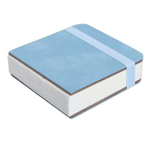 30 Blatt Aquarellpapier, 8 X 8 Cm Aquarellpapier, Aquarell-Skizzenbuch, Aquarellpapierblock, Aquarellblock, Aquarellpapier-Skizzenbuch für Kunstbedarf mit Gemischten Medien (BLUE) von Dpofirs