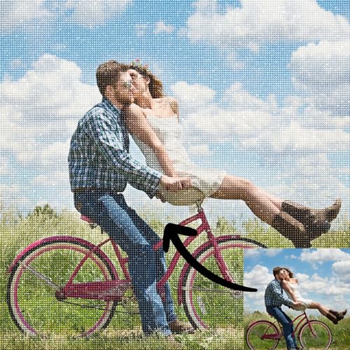 5D Diamond Painting Eigenes Foto – Individuelles Benutzerdefiniertes Design Diamant Bild, Personalisiertes Set für Erwachsene Home Decor von Dr Custom