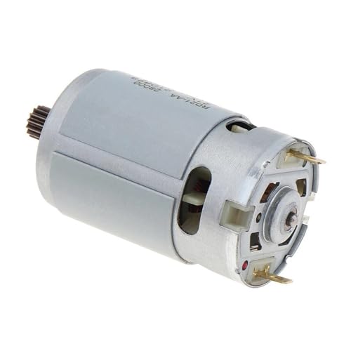 Dranng 24V-Motor, Gleichstrommotor,21V Hobbymotor für Gleichstromgetriebe - Getriebe mit hohem Drehmoment, Sägezubehör, elektrischer Sägemotor mit 14 Zähnen für kleine Sägen, Säbelsägen von Dranng