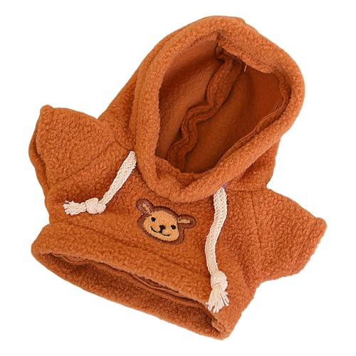 Dranng Kleidung für Kuscheltiere,Plüschpuppenkleidung | Cartoon-Kleidung für Plüschtiere,Sammelbares Plüsch-Capybara-Puppenkostüm, Pullover, Bärenpuppen-Outfits, Zubehör für Puppen mit einer Größe von von Dranng