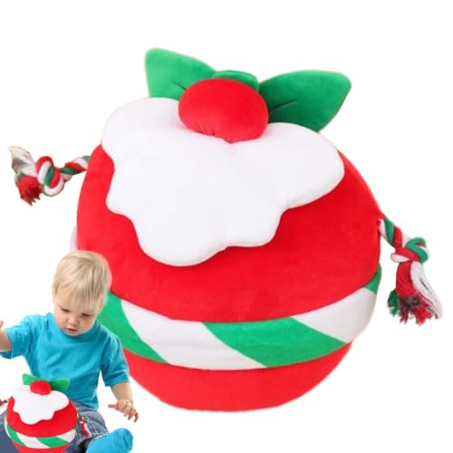 Dranng Weihnachtsplüschtiere,Weihnachtskuscheltiere - Plüsch-Weihnachtskuscheltiere - Niedliches Rentier-Plüschtier, Weihnachtsmann, Obst, Zuckerstange, Rentier, Weihnachtspuppen-Sachen für die von Dranng