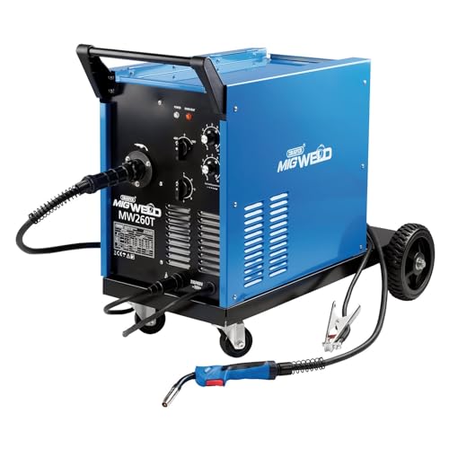 Draper 71094 250 AMP Gas- oder Gasless Turbo Mig Schweißgerät von Draper