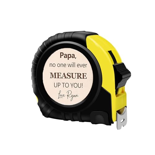 Personalisiertes Maßband für Papa – Niemand wird jemals mit dir Mithalten Können – Vatertagsgeschenk für Papa, Custom Maßbänder Geschenk Vatertag für Papa Geburtstagsgeschenk für Männer von Drawelry