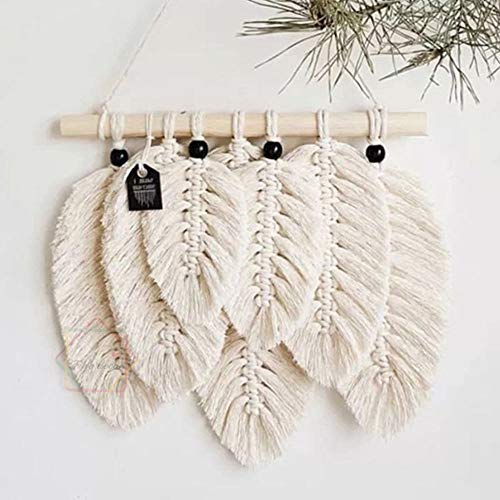 Makramee Feder DIY Bastelset - Machen Sie Ihren eigenen Boho Stil Home Decor Wandbehang - Belohnung Kunst Projekt - Anzug Anfänger von Dream Weaver