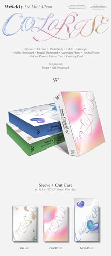 Weeekly - 5th Mini Album ColoRise CD+Pre-Order Benefit+Folded Poster (Palette ver. (No Poster)) von Dreamus