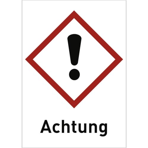 Dreifke® Aufkleber Gesundheitsgefahr (GHS 07) Achtung, Folie, 52x74 mm, 500 Stück/Rolle von Dreifke