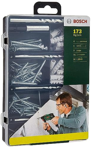 Dremel Bosch 2607019511 Komplettset für Befestigung, 173 Stück, 4 Bits von DREMEL