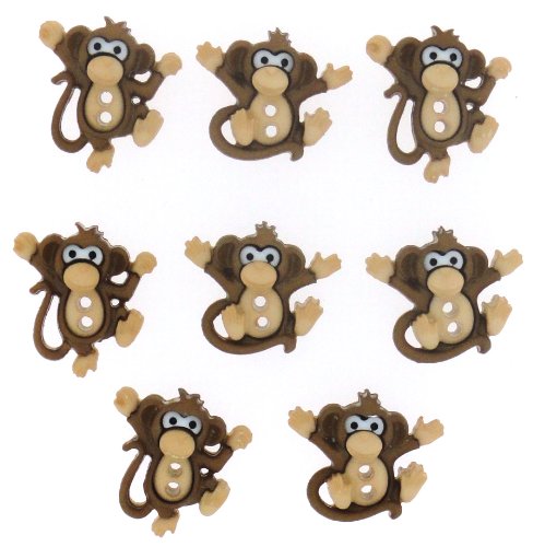 Dress It Up 7678 "Sew Cute Monkeys Novelty Embellishments von Dress It Up