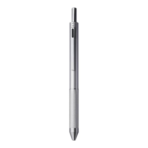 Dreuhuing 4-in-1-Mehrfarbenstift, Multifunktionsstifte,Metall-Multifunktionsstift - Hochempfindlicher und präziser Kugelschreiber mit feiner Spitze, Bleistift, mehrfarbiger Stift, Touchscreen-Stift von Dreuhuing