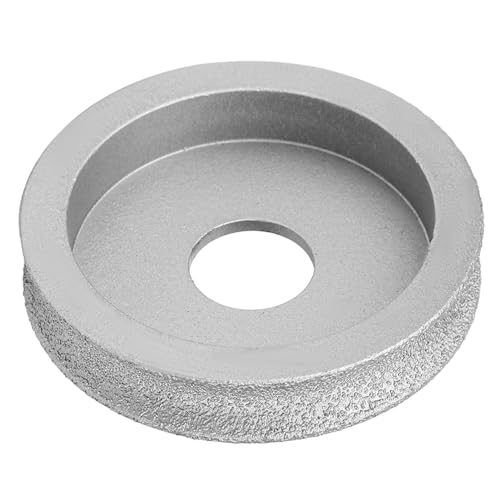 DriKou Grinding Disc Brazed Grinding Wheel,7.3cm Concave Abrasive Wheel Half Round Grind Tool for Stone Ceramic Glass (Concave grinding wheel 1.0) von DriKou