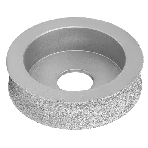 DriKou Grinding Disc Brazed Grinding Wheel,7.3cm Concave Abrasive Wheel Half Round Grind Tool for Stone Ceramic Glass (Concave grinding wheel 1.5) von DriKou