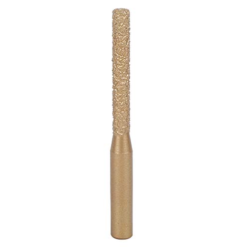 Drikou Diamond Router Teile goldener, gefärbter Schaft für Quarzstein Marmor Nahmmesser (6,35 * 5 * 65 mm) von DriKou